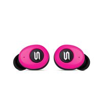 Soul Electronics ST-XS Superior High Performance True Wireless Earphones, Bluetooth Earbuds w/ Charging Box, with Microphone for Android, Samsung & iPhone (Pink)