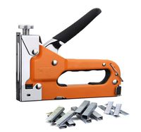 Staple Gun, Meccion Heavy Duty 3 Way Stapler Tacker Tool Kit 3-in-1 Hand Nail Gun with 600 Staples Ideal for Home, Office and School Use.