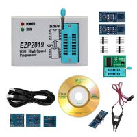 KKmoon EZP2019 High Speed USB SPI Programmer Better than EZP2010 EZP2013 Support 32M Flash 24 25 93 EEPROM 25 Flash bios Win7 Win8