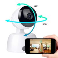 Home Security Camera, HECOPRO 1080P HD WiFi Home Surveillance Security Baby Camera Wireless Remote Two-Way Audio Night Vision IP Camera for Home Office Baby Elder Nanny Pet Monito, White