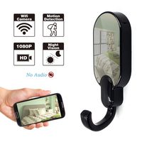 Winsper Nanny Clothes Hook Camera HD 1080p Video Recorder,Night Vision Motion Detection Mini WiFi Cam,Smart Security Light Nannycam for Home,Office,Hotel (Video Only)