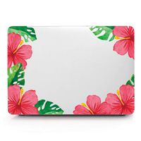 One Micron Compatible MacBook 12 Inch Case, Ultra Slim Matte Plastic Hard Case Cover Protective Case Compatible MacBook 12''with Retina Display (A1534), Red Flowers Frame