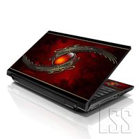 LSS 15 15.6 inch Laptop Notebook Skin Sticker Cover Art Decal Fits 13.3" 14" 15.6" 16" HP Dell Lenovo Apple Asus Acer Compaq (Free 2 Wrist Pad Included) Red Sign