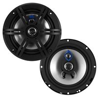 Planet Audio PL63 6.5 Inch Car Speakers - 300 Watts of Power Per Pair, 175 Watts Each, Full Range, 3 Way, Sold in Pairs