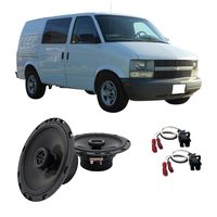 Compatible with Chevy Astro Van 1996-2005 Rear Door Factory Replacement Harmony HA-R65 Speakers