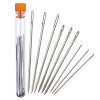 lmzay Leather Needle, Leather Triangular Needles Leather Hand Sewing Needles Large Eye Stitching Needle Leather Fur Special Shape Needle Sewing Tools for Leather Projects