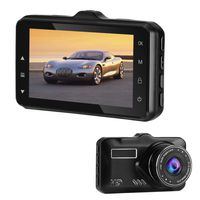 Dash Cam, Car Camera 1080P FHD Car DVR Driving Recorder 3.7" LCD Screen 170°Wide Angle, G-Sensor, WDR, Parking Monitor, Loop Recording, Motion Detection (Black)