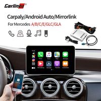 carlinkit CarPlay Box for Original Factory Car Screen, iOS Car Mirrorlink Airplay for Mercedes Benz A B C CLA GLA GLC GLE Class 2015-2017 NTG 5.0 X System(Support Google & Waze Map & Mirrorlink)