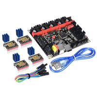 KINGPRINT TMC2208 V3.0-UART with SKR V1.3 32bit Smoothieware Controller Panel Board for 3D Printer Compatible With12864LCD/Support A4988/8825/TMC2208/TMC2100 Drivers