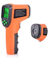 FOSHIO Digital Photo Tachometer Portable Non-Contact RPM Tach Gauge Gun with Reflective Tape High Precision 10-99999RPM Battery Excluded