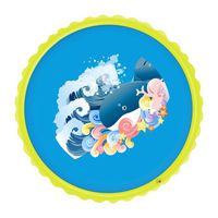 Juegoal 67 Inches Sprinkler and Splash Pad for Kids, 2 3 4 5 Year Old Toddlers Outdoor Summer Water Play Toys