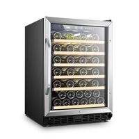 Lanbo Built-in Compressor Wine Fridge Cooler With Reversible Door 52 Bottles