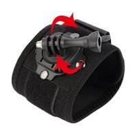 TEKCAM 360 Degree Rotating Band Action Camera Wrist Strap Hand Mount with Screw Compatible with Gopro Hero 7 6 5 Campark ACT74 AKASO EK7000 Waterproof Sports Action Camera (Camera Not Included)
