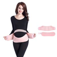 Upgraded Maternity Belt Pregnancy Support Waist Back Abdomen Band, Belly Brace (Pink, Size L)