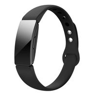 SWEES Silicone Bands Compatible with Fitbit Inspire & Inspire HR & Ace 2, Replacement Soft Thin Band Accessories Small Large for Women Men, Black, White, Blue, Pink, Gray, Wine