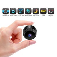 Hidden Camera Spy Camera WiFi Wireless Full HD 1080P Security Camera Night Vision Motion Activated Indoor Outdoor Small Nanny Cam for Cars Home Apartment