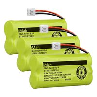 iMah Ryme B2-1 BT800 BT8300 Cordless Phone Batteries Compatible with VTech CS6209 CS6219 CS6229 DS6121 DS6221 Motorola L601M L602 L603M L701 L702M L903 L513CBT DECT 6.0 Home Handset Telephone, 3-Pack