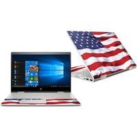 MightySkins Skin Compatible with HP Envy x360 Convertible 15" (2018) - American Flag | Protective, Durable, and Unique Vinyl Decal wrap Cover | Easy to Apply, Remove | Made in The USA