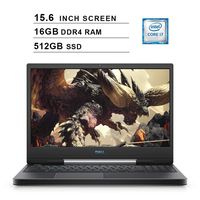 2019 Dell G5 15 5590 15.6 Inch FHD Gaming Laptop (9th Gen Intel 6-Core i7-9750H up to 4.5 GHz, 16GB RAM, 512GB SSD, NVIDIA GeForce RTX 2060, Bluetooth, WiFi, HDMI, Windows 10) (Black)