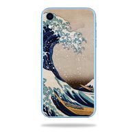 MightySkins Skin Compatible with Apple iPhone XR - Great Wave of Kanagawa | Protective, Durable, and Unique Vinyl Decal wrap Cover | Easy to Apply, Remove, and Change Styles | Made in The USA