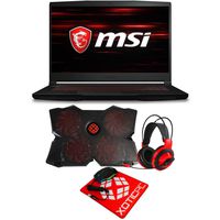MSI GF63 Thin 9SC-653 (i5-9300H, 8GB RAM, 256GB NVMe SSD, NVIDIA GTX 1650 4GB, 15.6" Full HD 120Hz 3ms, Windows 10) Gaming Laptop