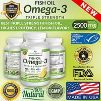 Aceite De Pescado 2500 Mg Omega-3, 120 Capsulas Blandas De Liberacion Rapida Lemon Flavor
