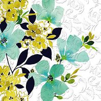 Cypress Home Sweet and Simple Tea Embossed Paper Cocktail Napkins, 20 count