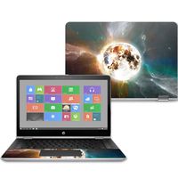 Mightyskins Skin Compatible with Hp Pavilion X360 14" (2017) - Moon Explosion | Protective, Durable, and Unique Vinyl Decal Wrap Cover | Easy to Apply, Remove, and Change Styles | Made in The USA