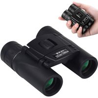 Asobilor 8x21 Mini Lightweight Binocular Compact Folding HD Binoculars Low Light Night Vision with Fully Green Coated Lens for Concert Theater Opera Hiking Travel Trip Bird Watching Sport Arena Use