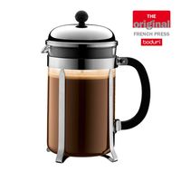 Bodum Chambord French Press Coffee Maker, 51 Ounce, 1.5 Liter, Chrome