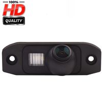 Rear Reversing Backup Camera Rearview License Plate Camera Night Vision Ip68 Waterproof for Volvo SL40 SL80 XC60 XC90 S40 S80 C70 V40 V50 v60 S60L C30 S40/XC70 (Model B= 2 x Screw)