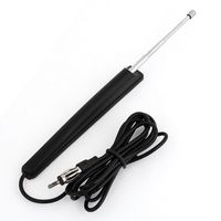 uxcell Adhesive Base Noise Filter Built-in Signal Car Radio FM AM Antenna 25cm Long