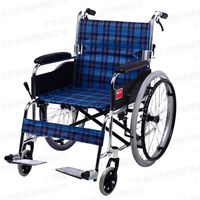LHQ-HQ Lightweight Folding Wheelchair Driving Medical, Manual Wheelchair, Elderly Disabled, Walker, Aluminum Alloy Wheelchair Disabled
