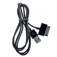 FYL Generic Premium Data Sync Charger Cord Cable Lead for DELL Mini 5 7 Streak Black