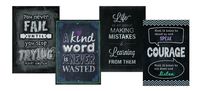 Creative Teaching Press Inspire U Chalk It Up! Pack 4, Black/Gray (0564)