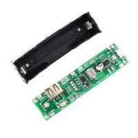 Battery Charging Board, Power Charger Board Module Boost Converter Step UP Module 5V 2A UPS Power Supply 18650 Battery