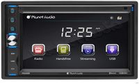 Planet Audio P650MB Multimedia Car Stereo - Double Din, Bluetooth Audio and Hands-Free Calling, MP3 Player, USB/SD Ports, AUX Input, AM/FM Radio Receiver, (No CD/DVD)