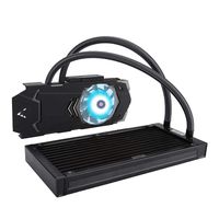 Vbestlife Graphics Card Water Cooling Radiator Kit, 240VGA-RGB 900-2000 RPM Video Card Integrated Water Cooling Radiator for Graphics Card