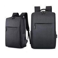 Business Shoulder Bag Backpack for Man,15.6-inch Laptop Bag with USB Charging Cable, Without Charging Treasure (black)