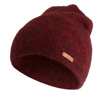 Bolayu Fashion Womens Winter Large Warm Knit Hats Multi-Layer Striped Outdoor Earmuffs Caps Hat (Wine)