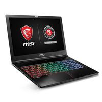 MSI GS63VR Stealth Pro-002 15.6" 120Hz 3ms Display Ultra Thin and Light Gaming Laptop i7-7700HQ GTX 1070 8G MAX Q 32GB 512GB SSD + 1TB Win 10 Pro RGB Keyboard VR Ready