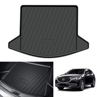 Mixsuper CX-5 Rear Cargo Liner 3D TPO Durable Odorless Trunk Floor Mat for Mazda CX5 2017-2020 All Models