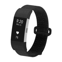 JUN1 Compatible with Fitbit Charge 2 Bands Soft Nylon Sport Wristbands for Men Women Lightweight Replacement Straps Accessories for Fibit Charge 2