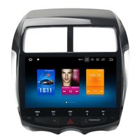 Dasaita Android 9.0 Car Stereo for Mitsubishi ASX RVR Outlander Sport Citroen C4 GPS Navigation Radio with 10.2 Inch Screen 4G Ram Head Unit