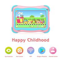 Kids Tablet 7 Android Kids Tablets for Kids Edition Tablet PC Android Quad Core Toddler Tablet with WiFi Dual Camera IPS Safety Eye Protection Screen and Parents Control Mode (Pink)