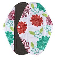 Hunputa Sanitary Napkins,Reusable Bamboo Cloth Washable Menstrual Pad Mama Sanitary Towel Pad (Green, L)