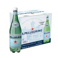 S.Pellegrino Sparkling Natural Mineral Water, 33.8 fl oz. (12 Pack)