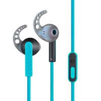 Urbanista Rio Sport Earphones with GoFit, Remote and Mic, Coral Island/Turquoise