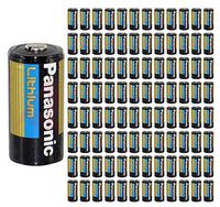 100x Panasonic CR123A Battery CR123 CR 123 Lithium 3V Photo Batteries Bulk