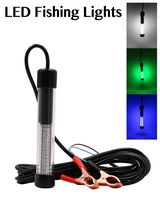 Suxing IP68 1200 Lumen 12V LED White Underwater Sinking Submersible Night Fishing Light Crappie Squid Boat Shad Shrimp Fish Finder Lamp 5m Cord